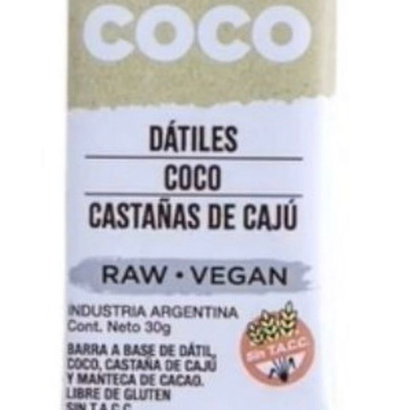 Barritas "laddu bar" arandano-coco-frutos rojos "srisri"