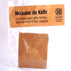 Kefir, nodulos - Para iniciar 1 litro de cultivo "Apana"