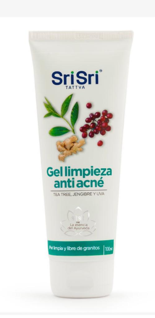 Gel limpieza anti acne "sri sri" x100gr