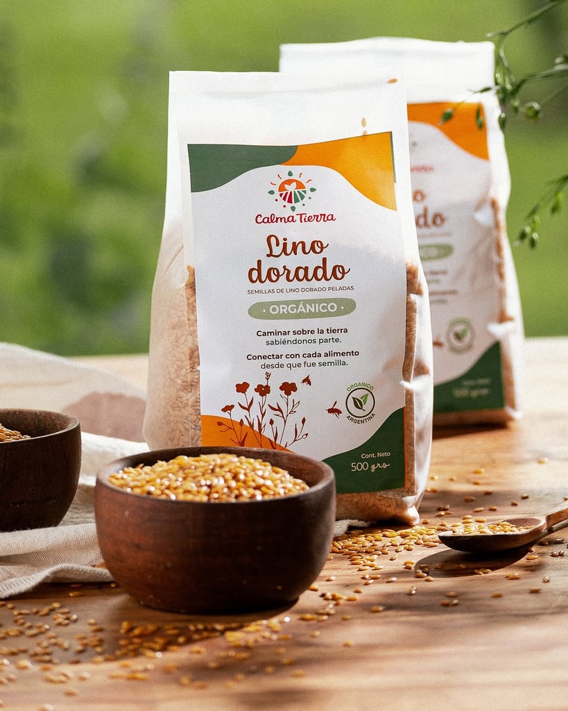 Lino dorado "Calma Tierra" x500gr ENVASADO