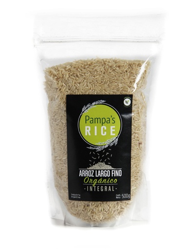[90160] Arroz Integral Largo Fino “Pampa rice” x 500 grs