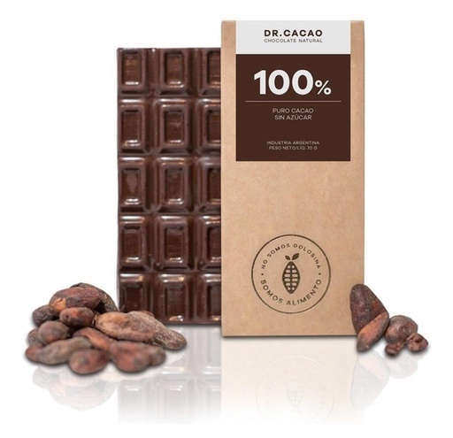 [606110439824] Chocolate 100% (orgánico) "Dr.Cacao"