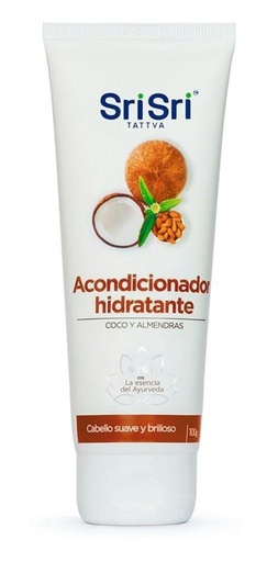 [4595933333] ACONDICIONADOR HUMECTANTE DE PUNTAS c/coco,almend, aloe SRI SRI AYURVEDA x 100g