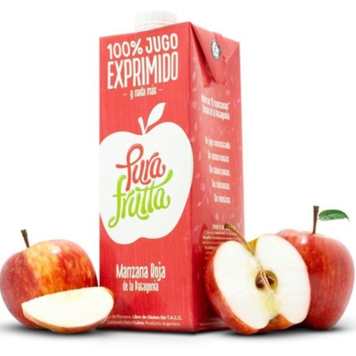 [20100000024] Jugo de manzana roja x 1lt "Pura frutta"