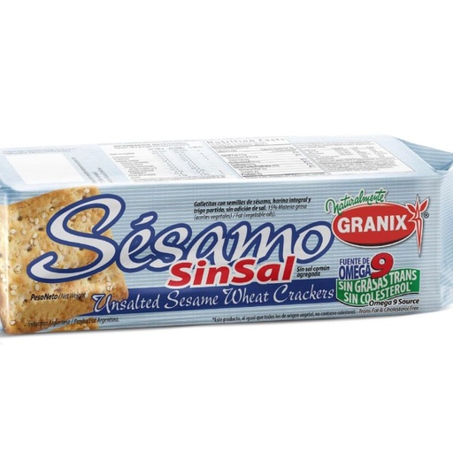 [7798142880026-1-1] Galletas "granix" sesamo c/sal o lino
