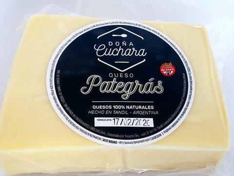 [48764] Queso Pategras Natural sin sal "Doña Cuchara" x 270 grs